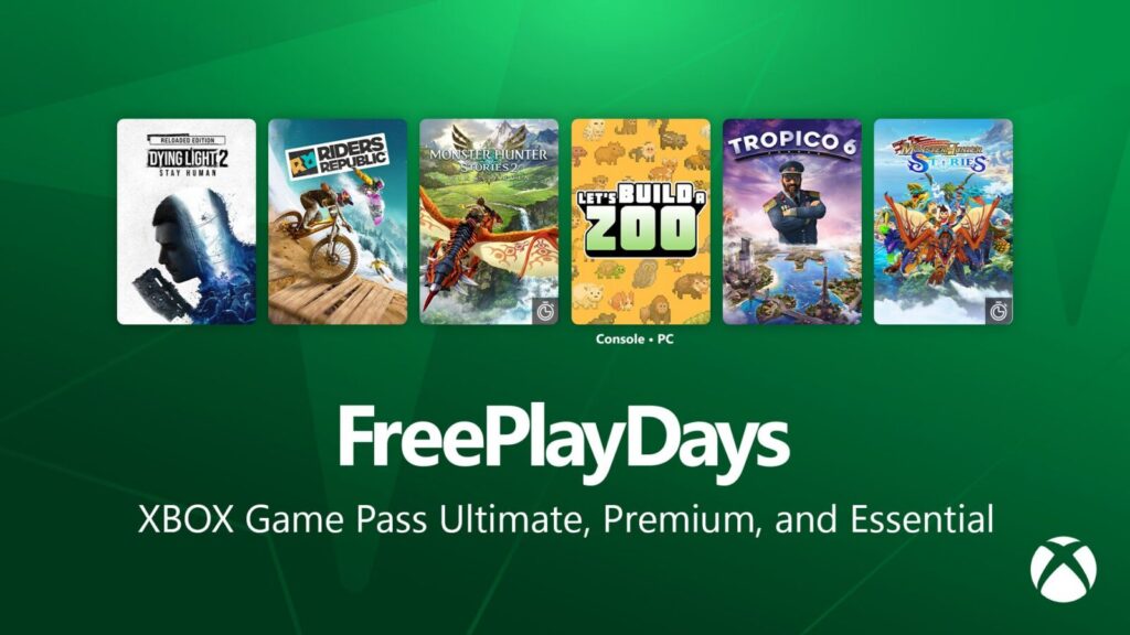De zes games van Xbox Free Play Days vanaf 22 oktober 2026